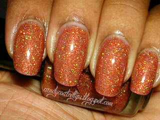 Candy Coated Tips Picture of Del Sol Trick or Treat Polish - without sun