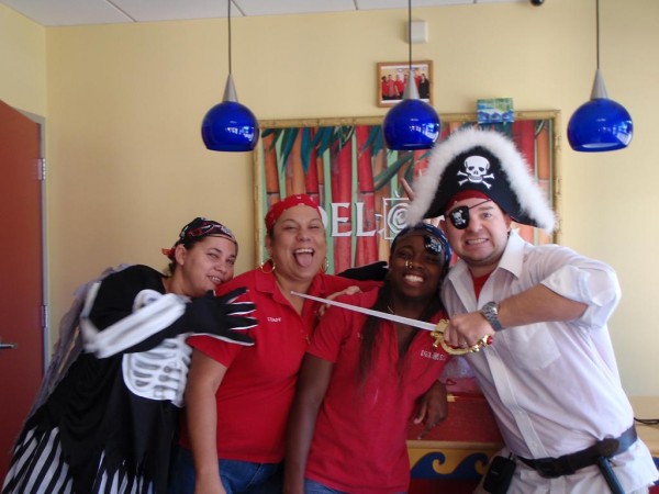color-changing pirate gear in Grand Cayman